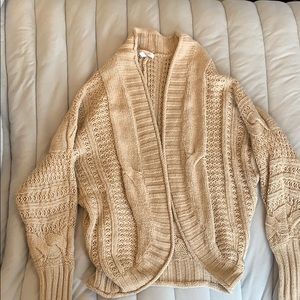 Cream knit cardigan